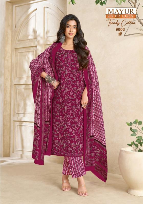 Mayur trendy cotton vol 9 best wholesale dress material market in mumbai
